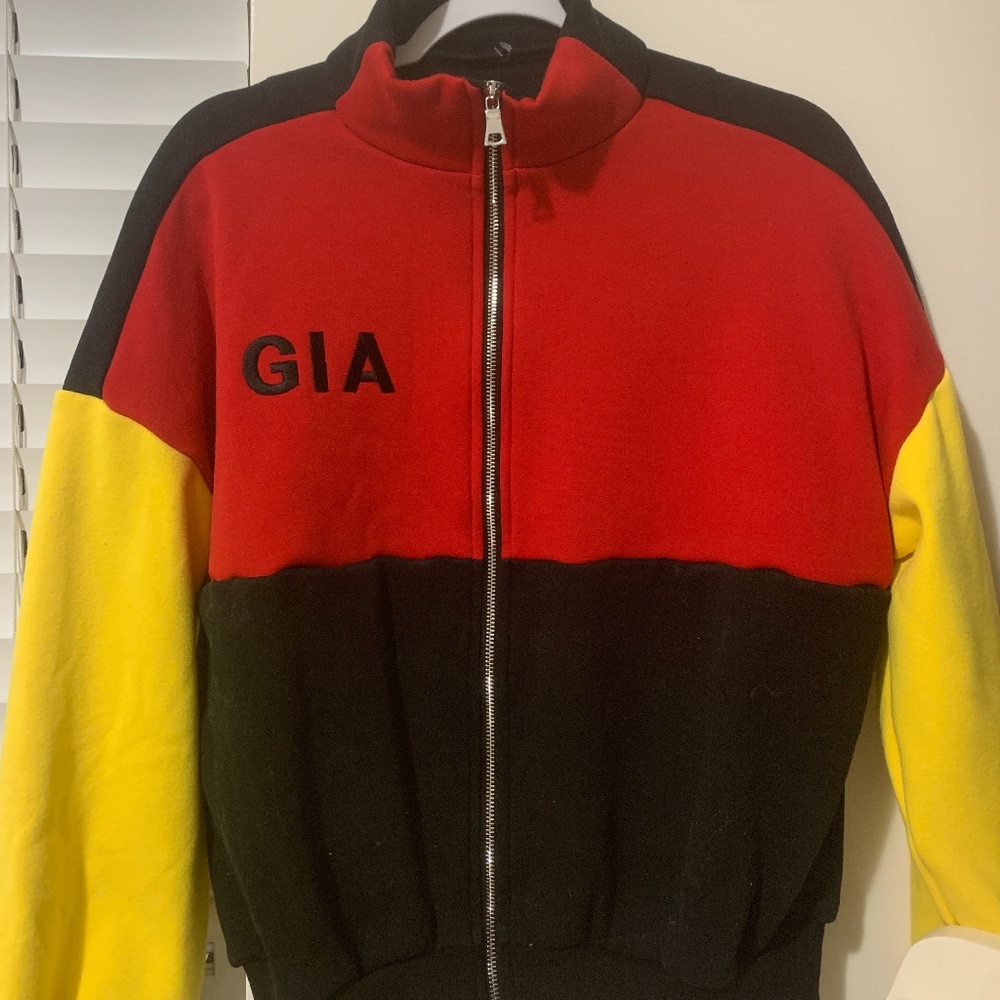 IAMGIA red black & yellow blaster jacket.